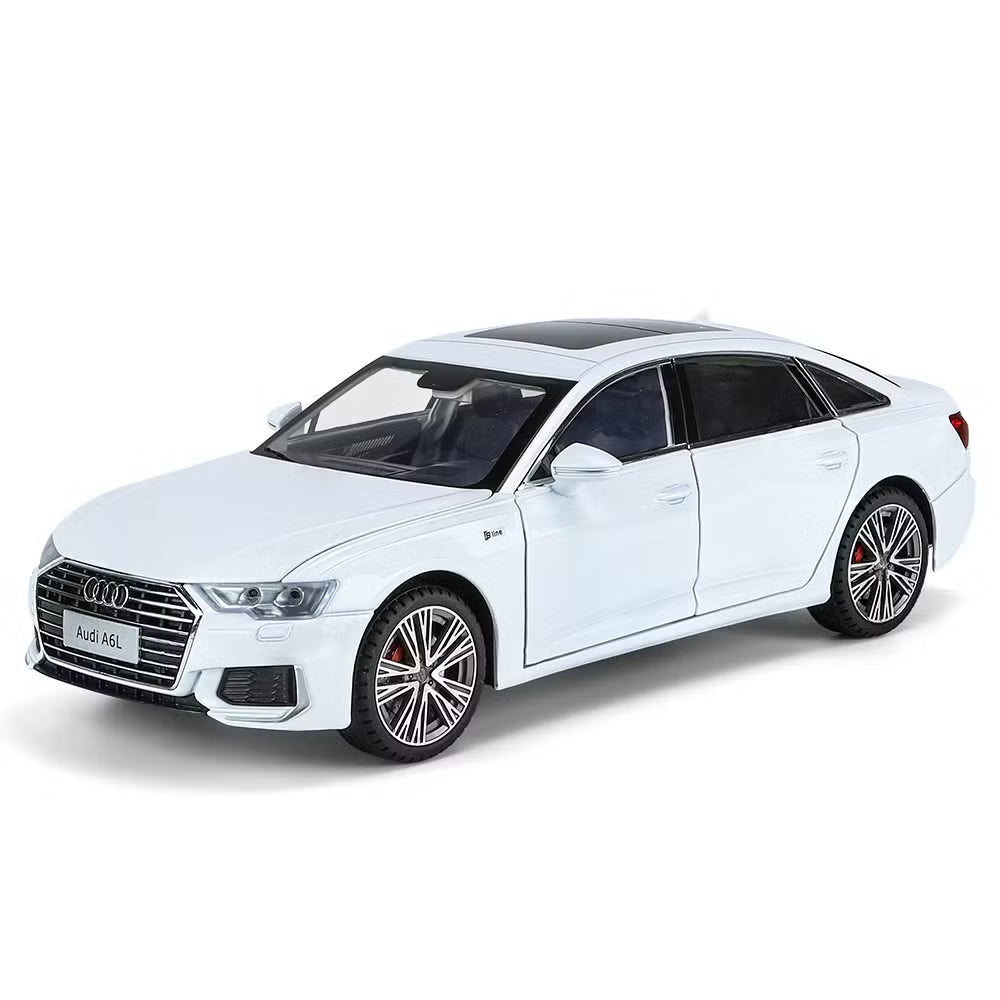 1:18 Scale Audi A6L Diecast Model Car – White