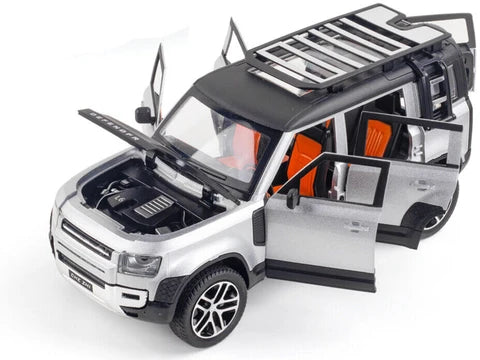 Land Rover Defender Adventure Edition | 1:24 Scale Die-Cast SUV Replica with Sound & Light Effects