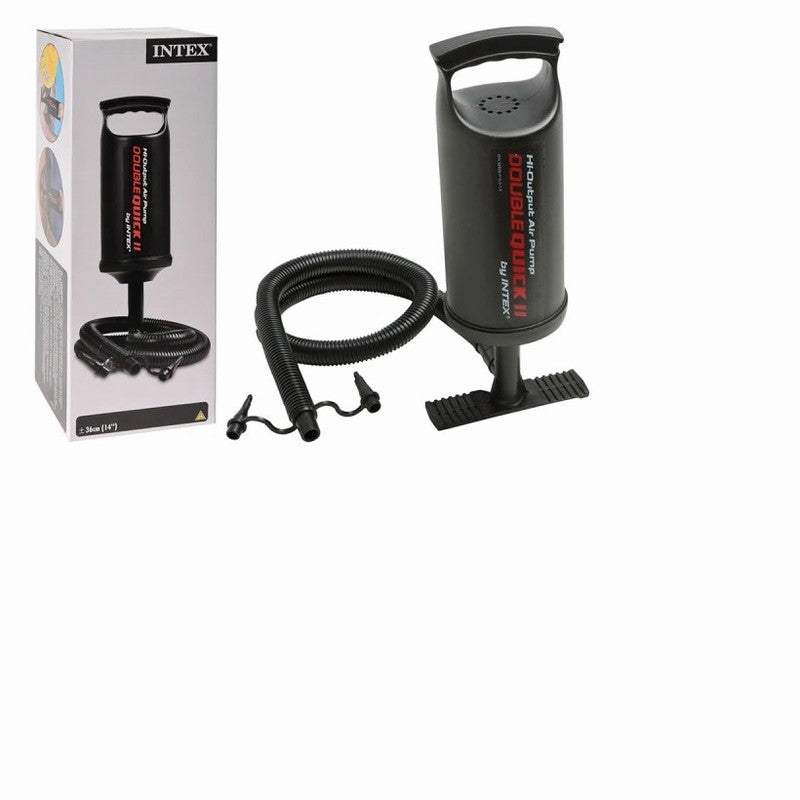 Intex Double Quick II Hi-Output Hand Pump – 14-Inch Manual Air Pump