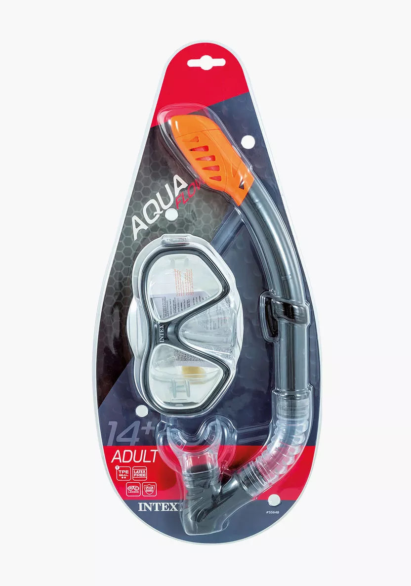 Intex Aqua Flow Adult Snorkel Set - Mask & Snorkel Combo