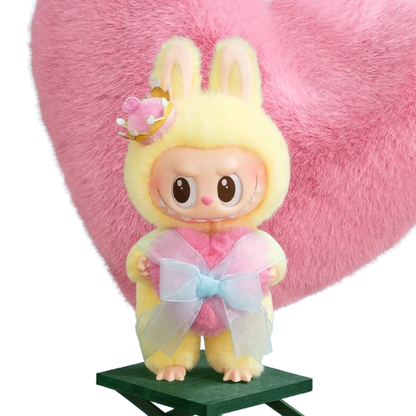 LABUBU Sweet Treat Bunny Plush – Yellow Cupcake Edition