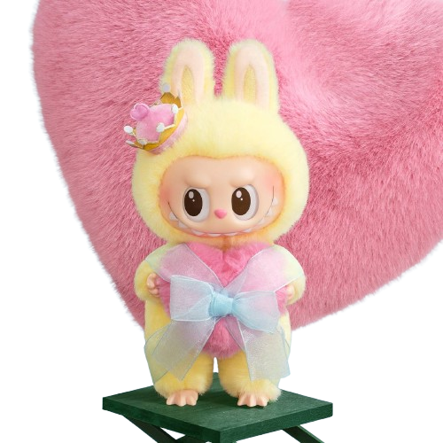 LABUBU Sweet Treat Bunny Plush – Yellow Cupcake Edition