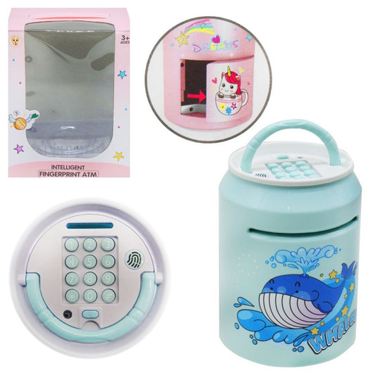 Children's Intelligent Fingerprint ATM Piggy Bank – Whale DesignChildren's Intelligent Fingerprint ATM Piggy Bank – Whale Design