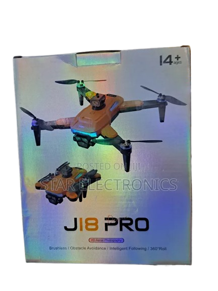 R/C DRONE DUAL CAMERA OBSTACLE AVOIDANCE BRUSH LESS FOLDABLE QUAD COPTER