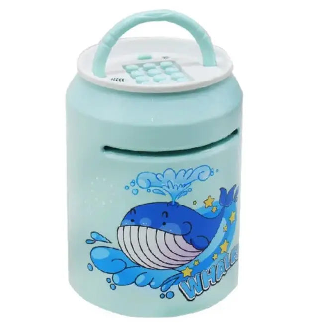 Children's Intelligent Fingerprint ATM Piggy Bank – Whale DesignChildren's Intelligent Fingerprint ATM Piggy Bank – Whale Design