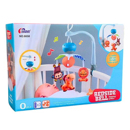 Bedside Bell Musical Crib Mobile – Soothing Hanging Toy for Newborns