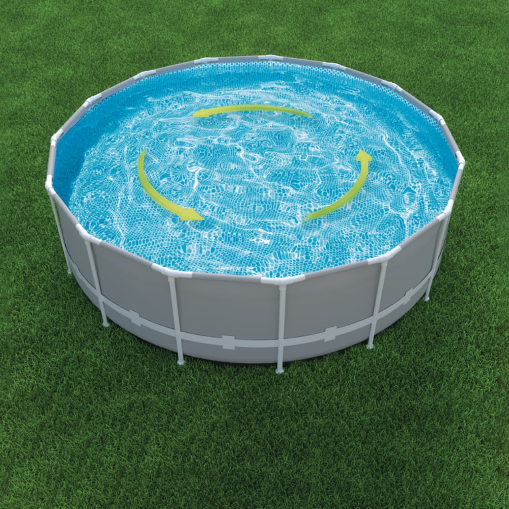 Intex Prism Frame Premium Pool Set – 10ft x 30in Round Above Ground Pool