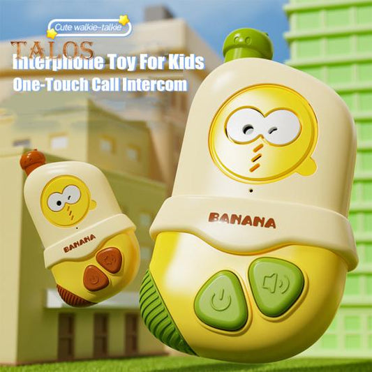 Banana Cartoon Walkie Talkie Set for Kids – Fun Intercom Toy with One-Touch Call
