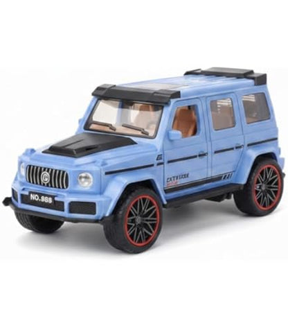 Elite Edition Off-Road SUV Die-Cast Collector’s Model – Precision Engineering with Steerable Wheels & Metal Display Base