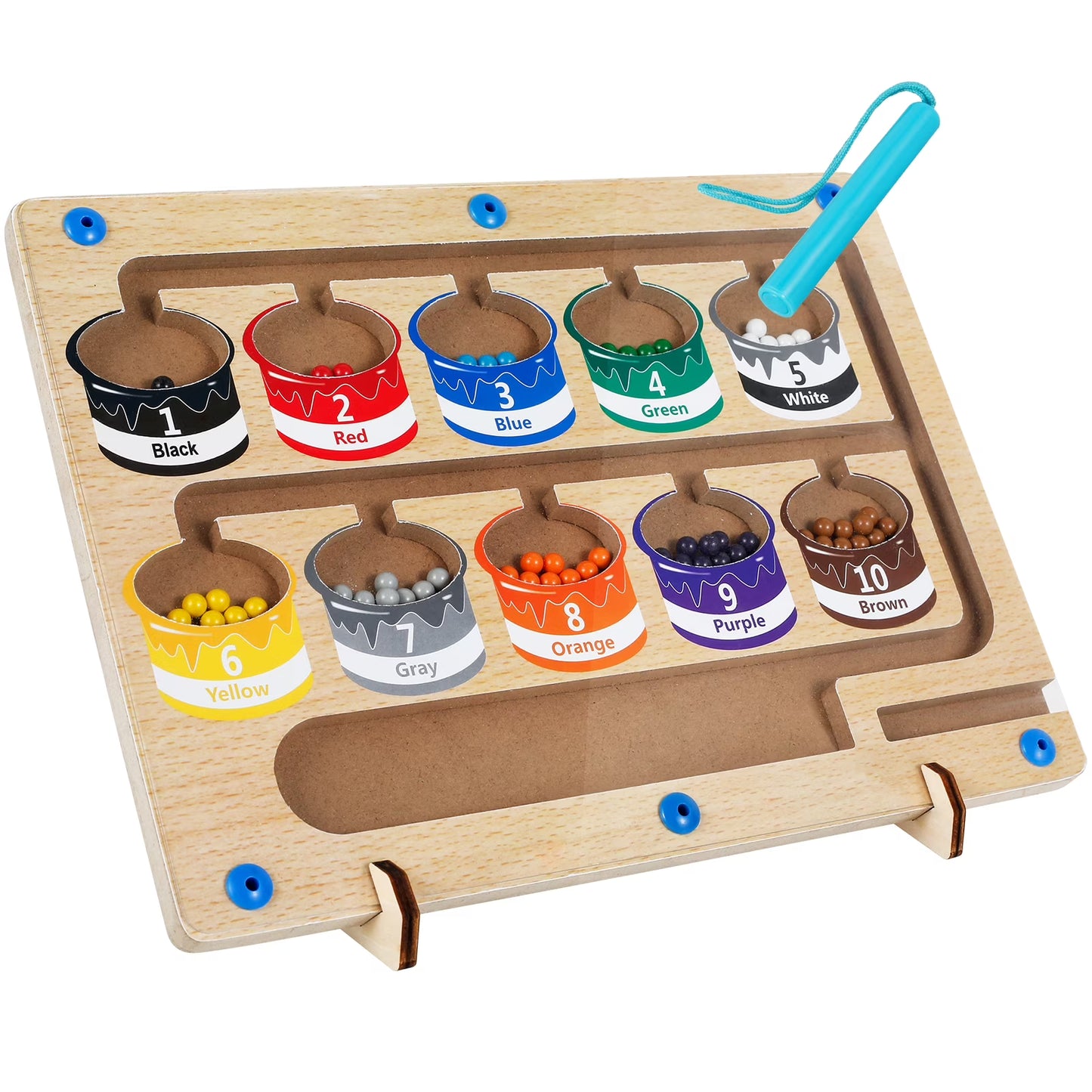Magnetic Color Classification Maze