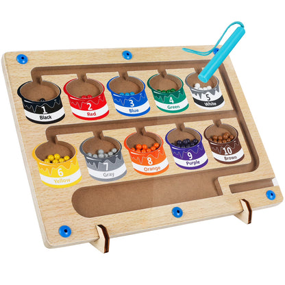 Magnetic Color Classification Maze