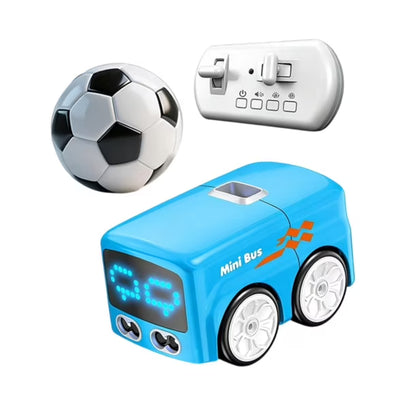 Magic Mini Bus Smart RC Toy With LED Display & Mini Soccer Ball - Interactive Remote Control Car for Kids