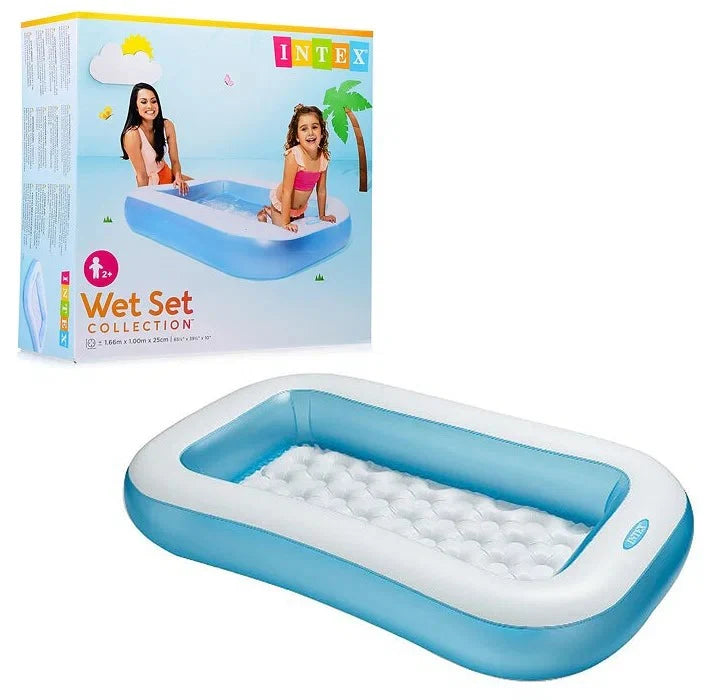 Intex Wet Set Collection Rectangular Inflatable Baby Pool (65.5" x 39.5")