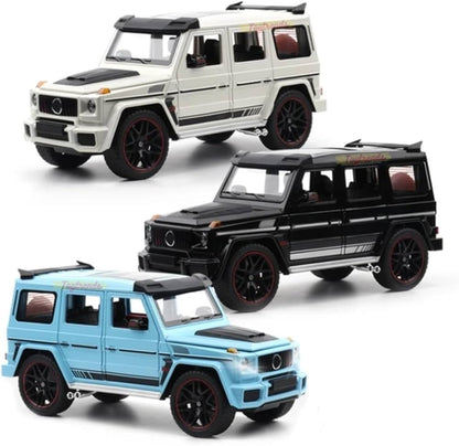 Elite Edition Off-Road SUV Die-Cast Collector’s Model – Precision Engineering with Steerable Wheels & Metal Display Base