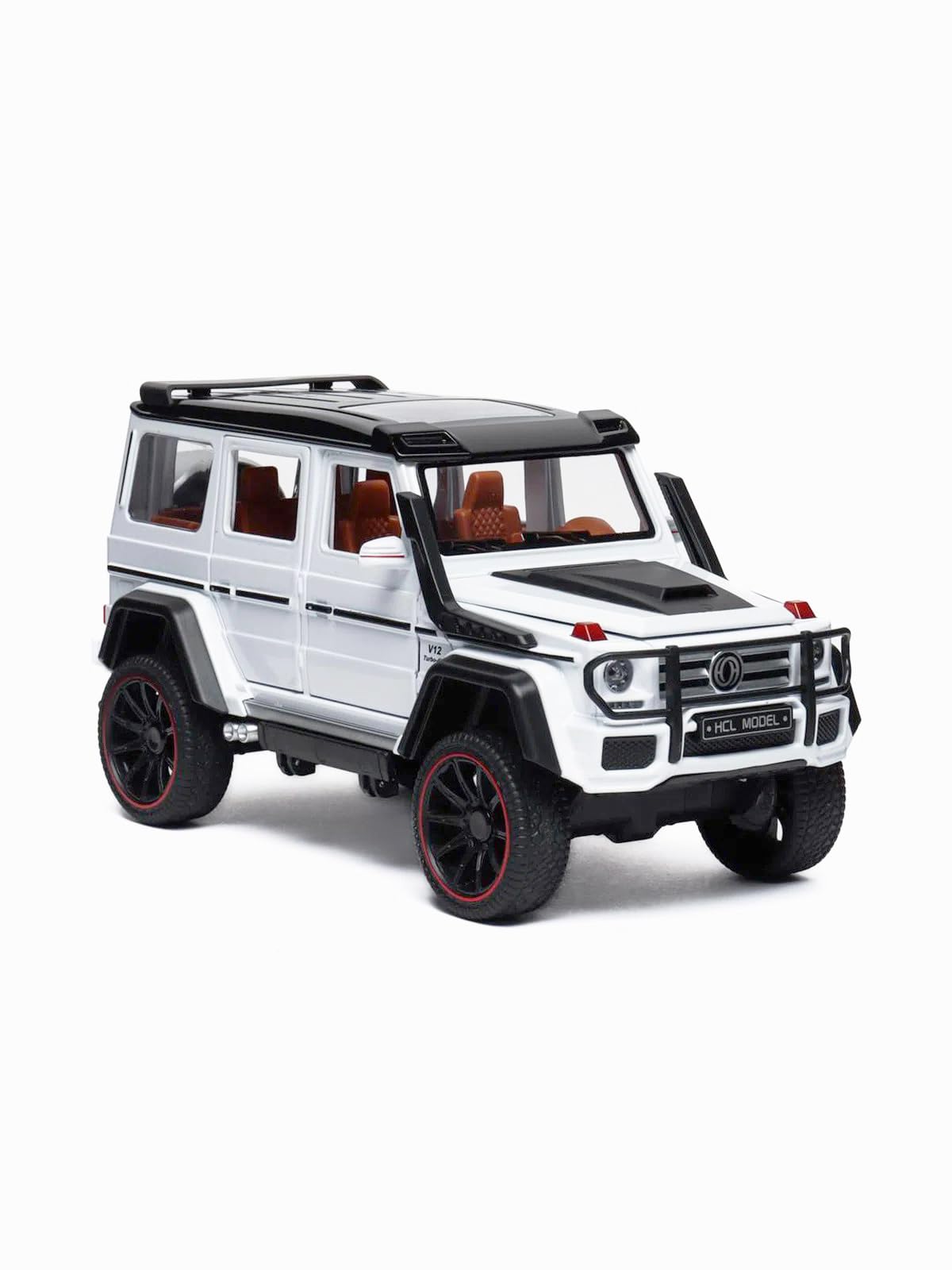 R/C 1:24 Die-Cast G-Class SUV RC Car – Heavy-Duty Toy Model with Vibration Absorbers, Lights & Smoke Effects