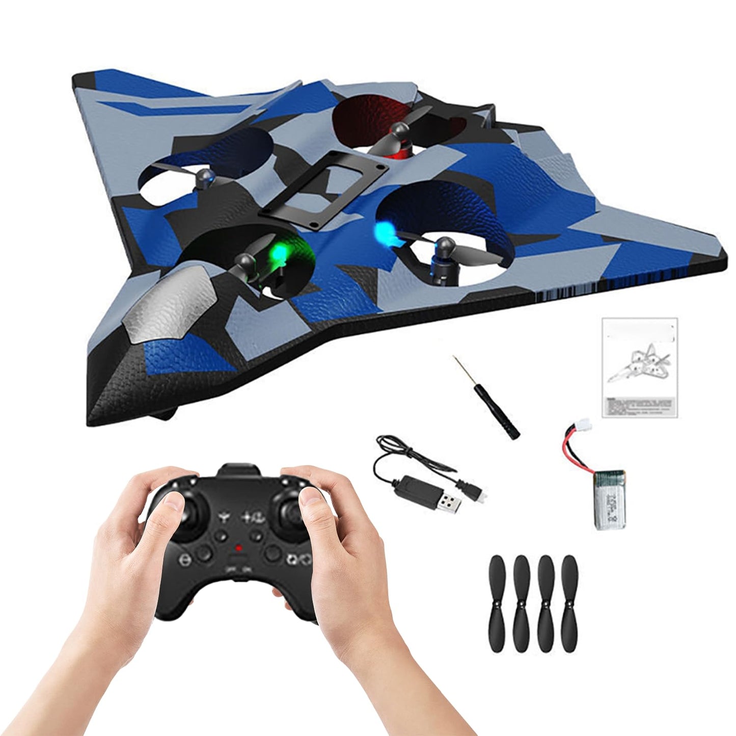 Stealth Blue Camo H23/CZ36 Interstellar Recon Drone