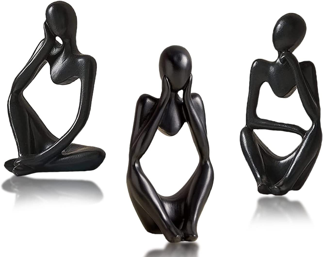 Modern Abstract Thinker Sculptures