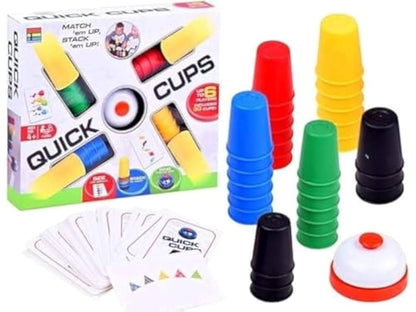 Speed Cups Complete Set – Fast-Paced Color Matching Game