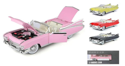 1/24 Scale Die-Cast 1959 Cadillac Eldorado Model - Premium Alloy Pink Edition