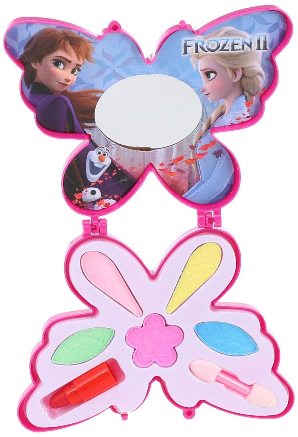 Disney Frozen II Butterfly-Shaped Make-Up Set for Kids - Anna & Elsa Beauty Kit
