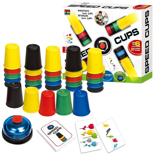 Speed Cups Complete Set – Fast-Paced Color Matching Game