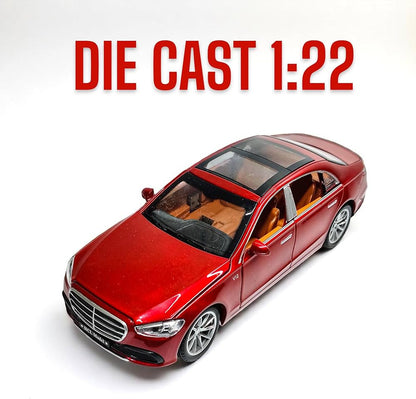 Die-Cast Luxury Remote Control Sedan – Realistic Lights, Sounds, and Smoke Effects