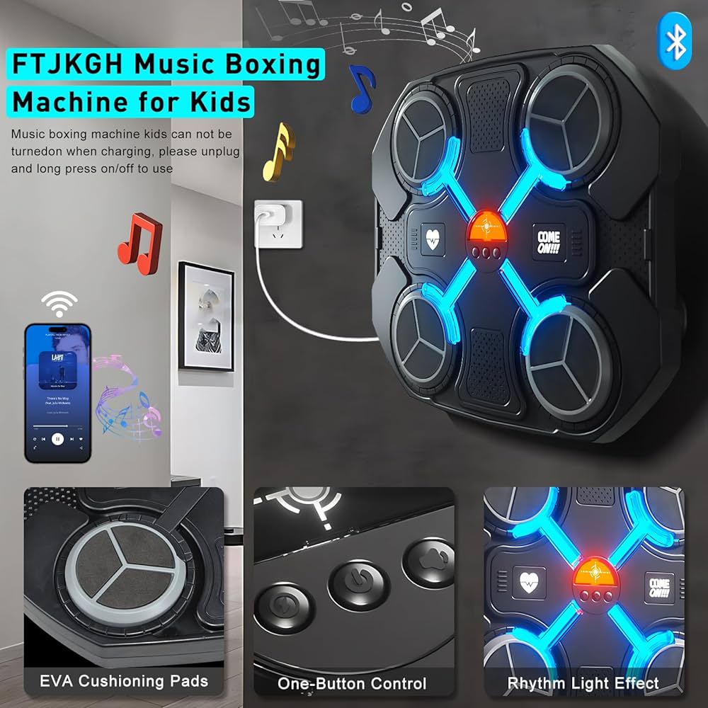Bluetooth Music Boxing Machine for Kids