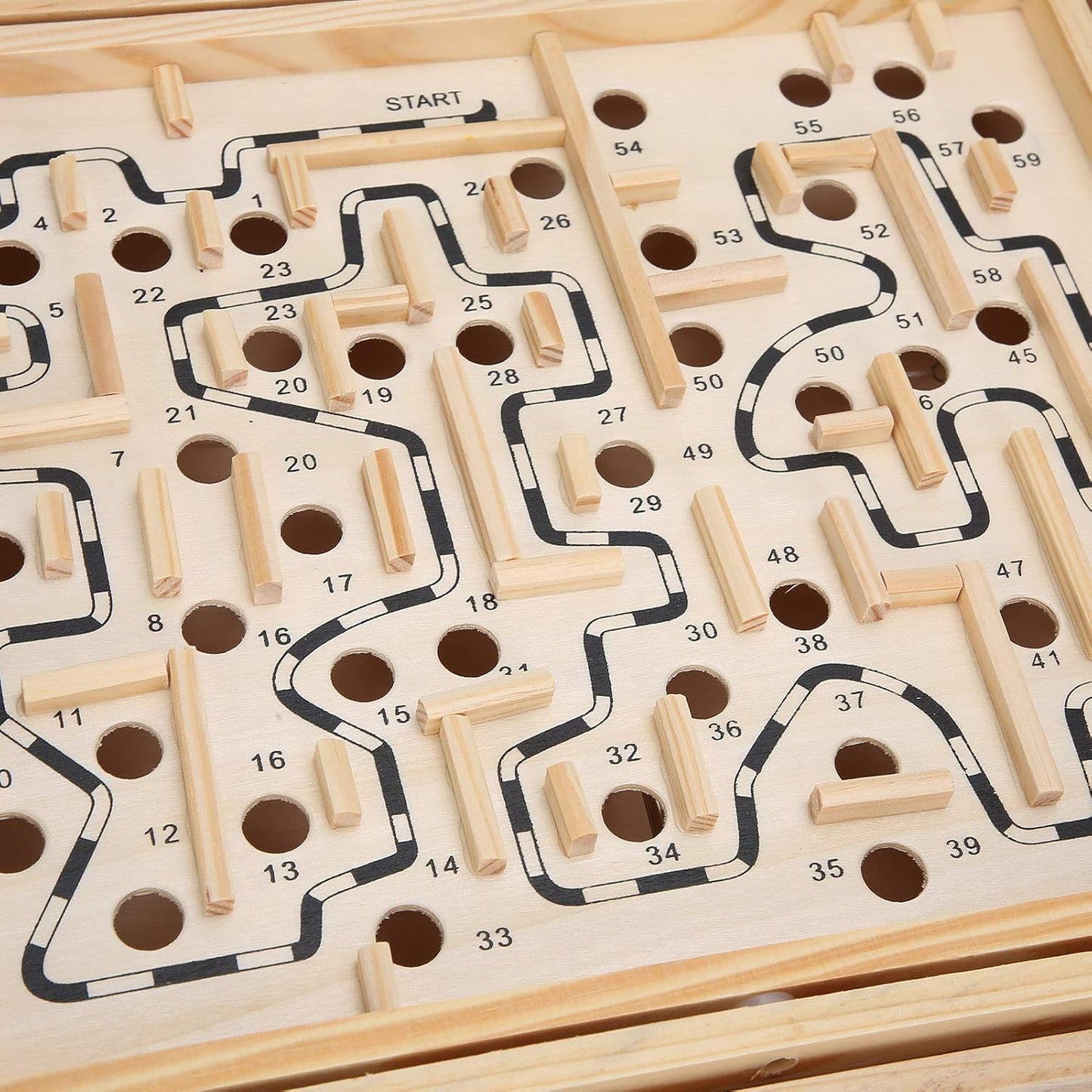 Premium Wooden Labyrinth Board – Precision Marble Maze & Focus Training Puzzle for Kids and Adults