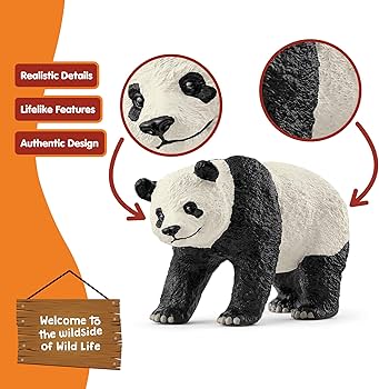 Safari Ltd. Wild Safari Wildlife Giant Panda Toy Figurine