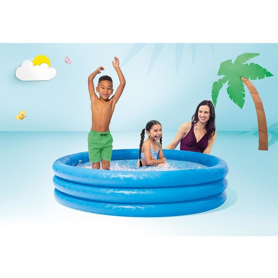 Intex Wet Set Collection Classic Blue Inflatable Kids Pool (58" x 13")