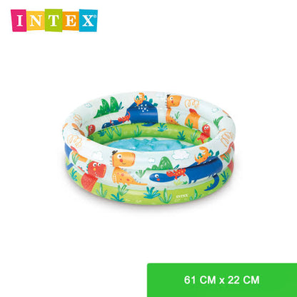 Intex Wet Set Collection Dinosaur Print Inflatable Baby Pool (24" x 8.5")
