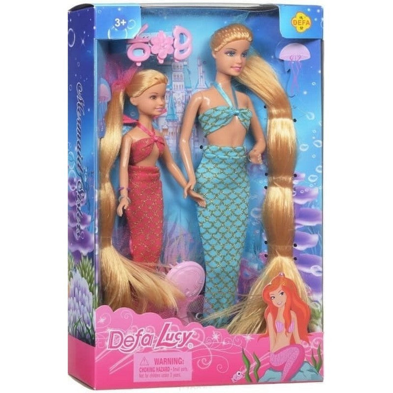 Defa Lucy Mermaid Sisters Dolls