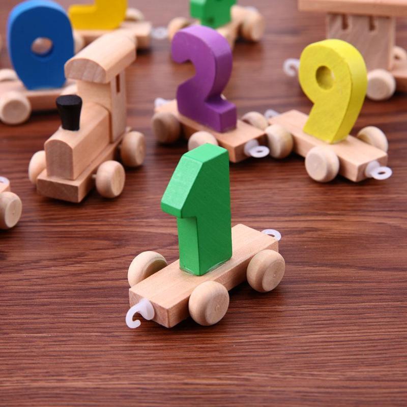Digital Wooden Small Train