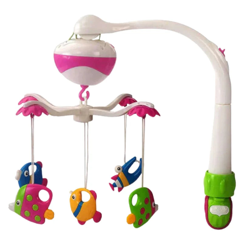 Bedside Bell Musical Crib Mobile – Soothing Hanging Toy for Newborns