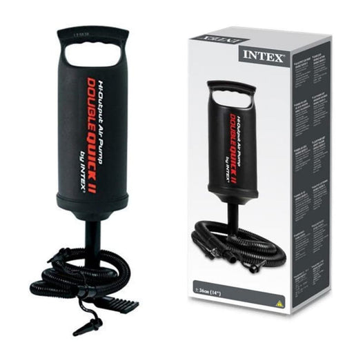 Intex Double Quick II Hi-Output Hand Pump – 14-Inch Manual Air Pump
