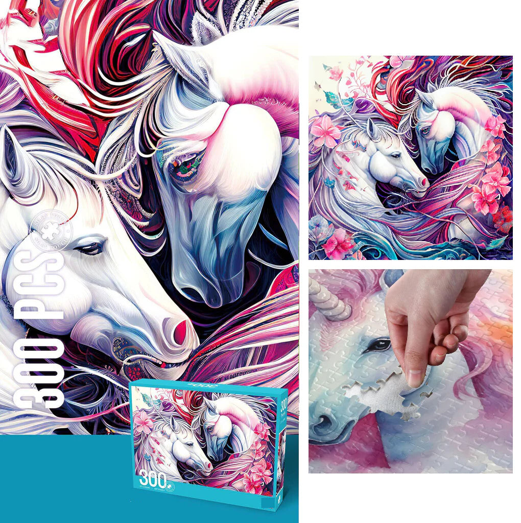 Mystical Horses Art Puzzle – 300 Pieces