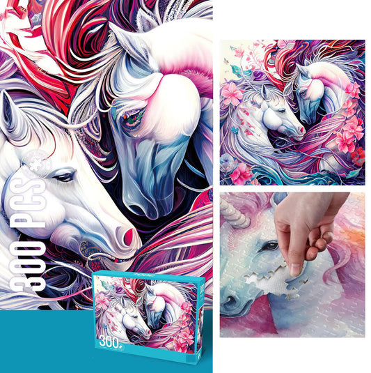 Mystical Horses Art Puzzle – 300 Pieces