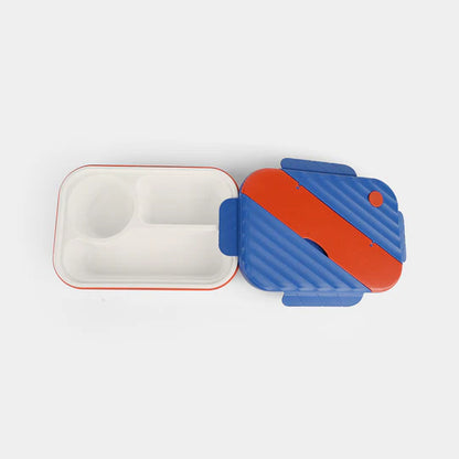 Classic Two-Tone Bento Lunch Box with Utensils - BPA Free