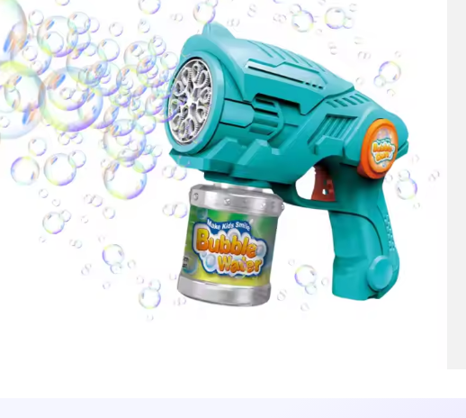 Automatic Bubble Machine Gun for Kids – 10-Hole Bubble Blower