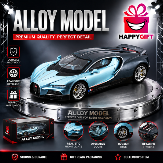 Premium Alloy Sports Car Model – Die-Cast Collectible Toy Car with Opening Doors & Realistic Details