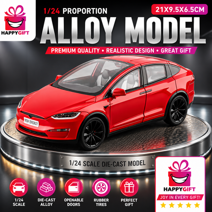 1:24 Scale Die-Cast Alloy SUV Model Car – Premium Metal Collectible with Openable Doors