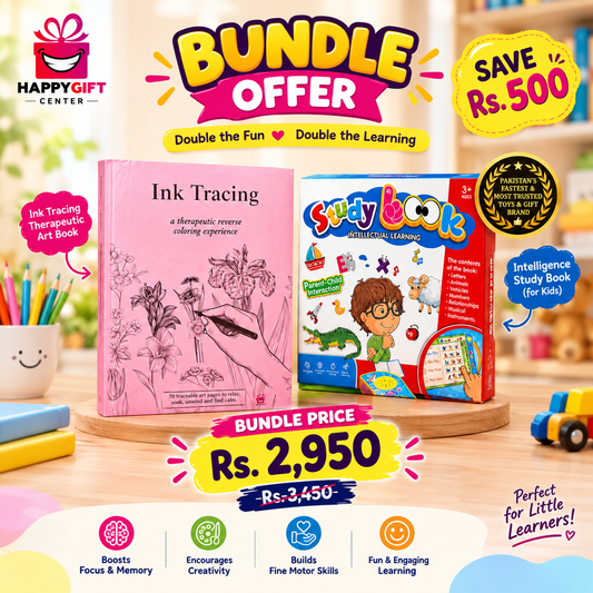 Family Reset Bundle — Intelligence Study Book + Ink Tracing Art Book