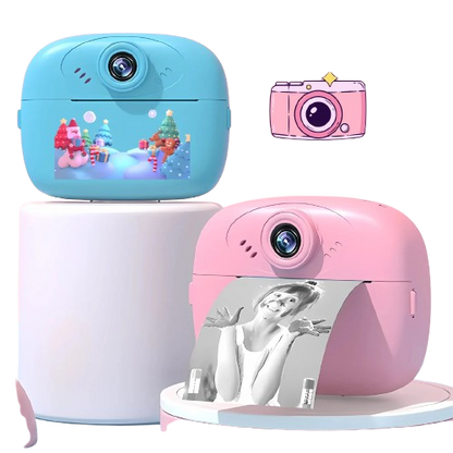 Instant Kids Camera with Built-in Photo Printer