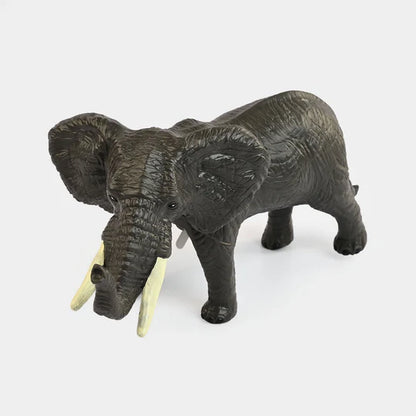Realistic African Elephant Wildlife Figurine
