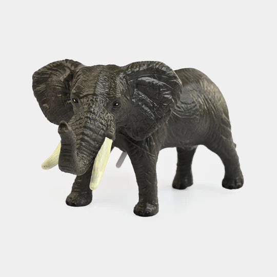 Realistic African Elephant Wildlife Figurine