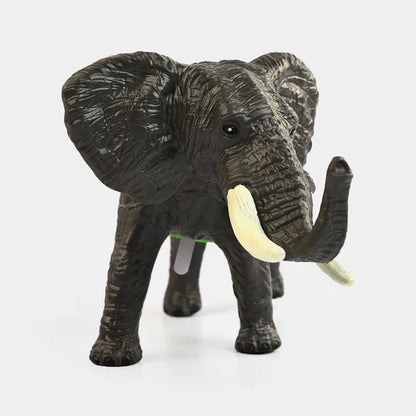 Realistic African Elephant Wildlife Figurine