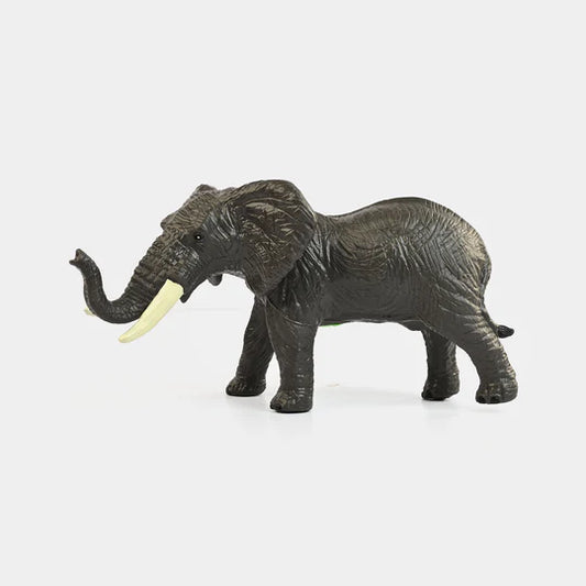 Realistic African Elephant Wildlife Figurine
