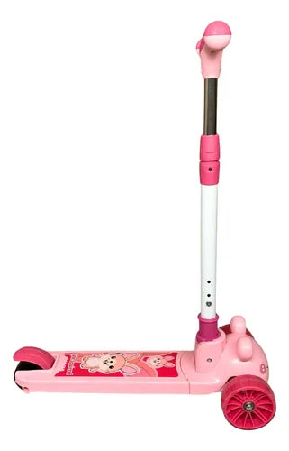 3-Wheel Frog Kick Scooter – Adjustable & Durable