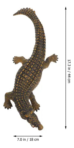 Realistic Crocodile Wildlife Action Figure Toy