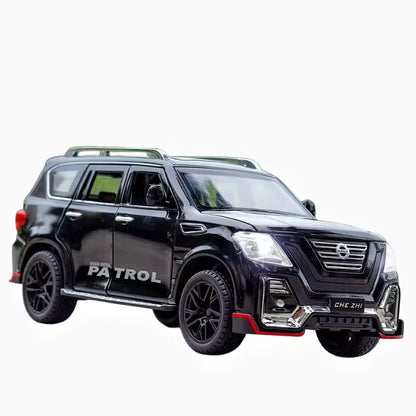Die-Cast Model Car - White Nissan Patrol SUV